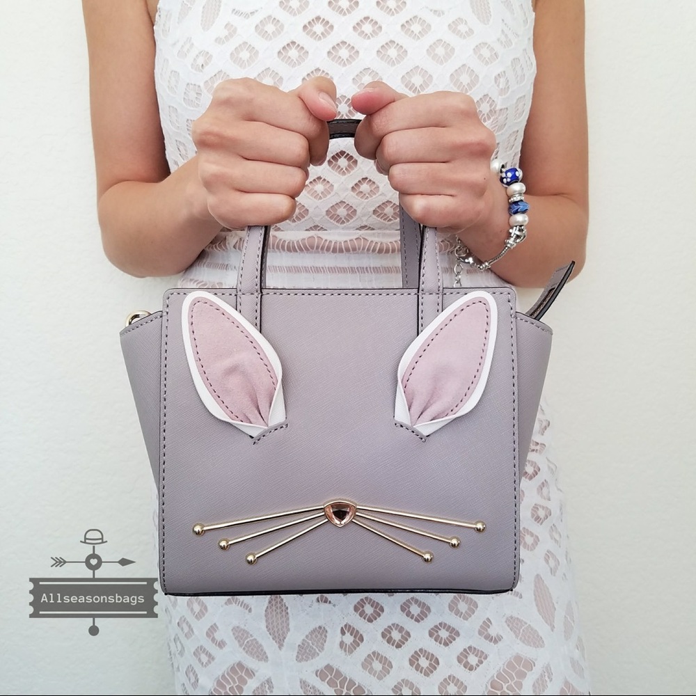 Kate spade NY hop to it Mini Hayden Rabbit Bag NWT - Picture 1 of 8